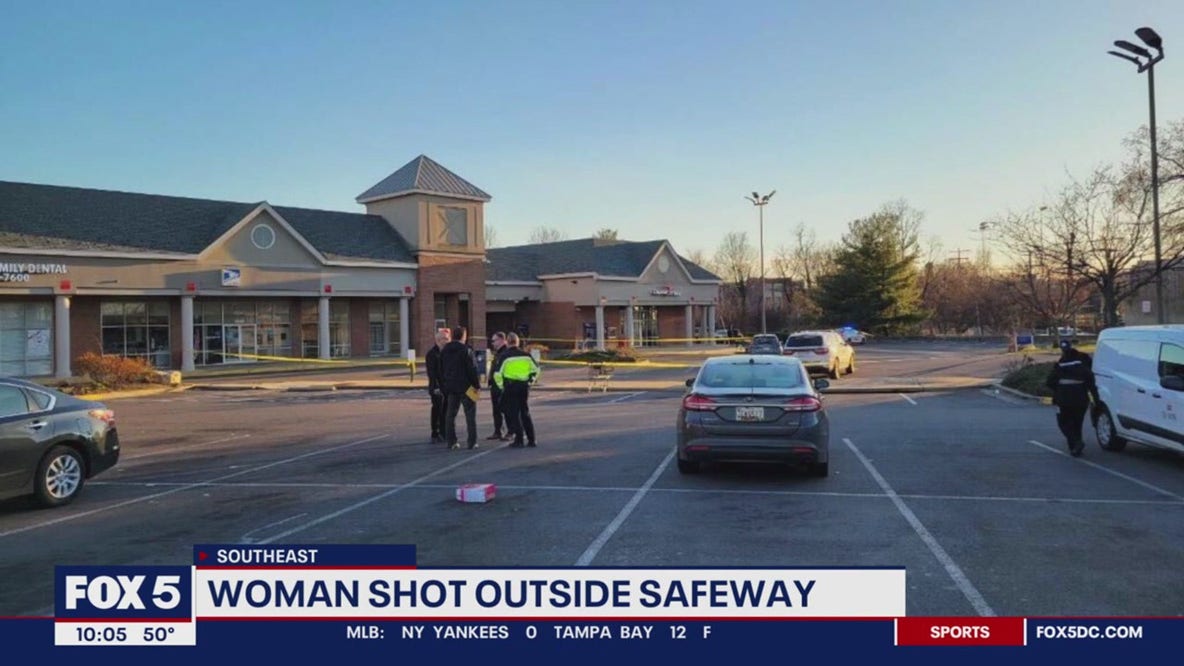 Woman shot outside Southeast Safeway